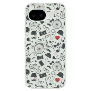 Silikonové pouzdro iSaprio - Vintage Pattern 01 - black - Google Pixel 10a obraz