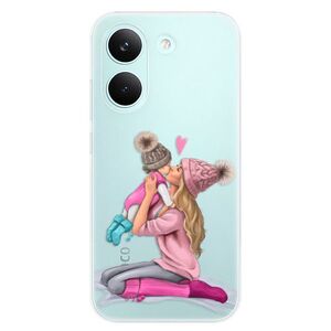 Silikonové pouzdro iSaprio - Kissing Mom - Blond and Girl - Poco X8 Pro obraz