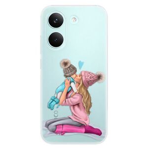 Silikonové pouzdro iSaprio - Kissing Mom - Blond and Boy - Poco X8 Pro obraz