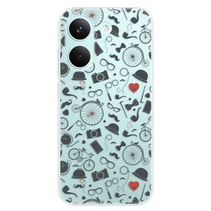 Silikonové pouzdro iSaprio - Vintage Pattern 01 - black - Poco X8 Pro obraz