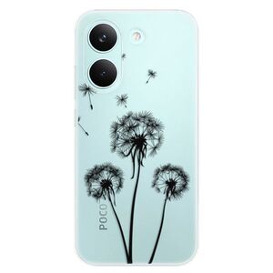 Silikonové pouzdro iSaprio - Three Dandelions - black - Poco X8 Pro obraz