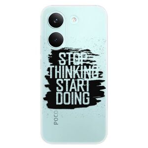 Silikonové pouzdro iSaprio - Start Doing - black - Poco X8 Pro obraz