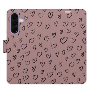 Flipové pouzdro iSaprio - Heart Dark 02 - Samsung Galaxy A27 obraz
