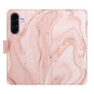 Flipové pouzdro iSaprio - RoseGold Marble - Samsung Galaxy A27 obraz