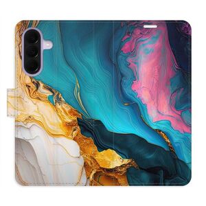 Flipové pouzdro iSaprio - Colourful Marble - Samsung Galaxy A37 obraz
