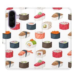 Flipové pouzdro iSaprio - Sushi Pattern 02 - Samsung Galaxy A37 obraz