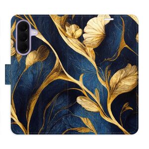 Flipové pouzdro iSaprio - GoldBlue - Samsung Galaxy A37 obraz