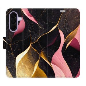 Flipové pouzdro iSaprio - Gold Pink Marble 02 - Samsung Galaxy A37 obraz