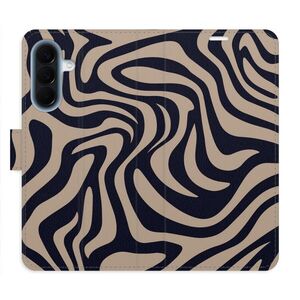 Flipové pouzdro iSaprio - Zebra Black 02 - Samsung Galaxy A57 obraz