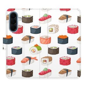 Flipové pouzdro iSaprio - Sushi Pattern 02 - Samsung Galaxy A57 obraz