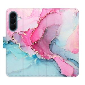 Flipové pouzdro iSaprio - PinkBlue Marble - Samsung Galaxy A57 obraz