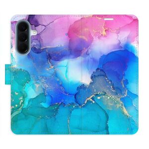 Flipové pouzdro iSaprio - BluePink Paint - Samsung Galaxy A57 obraz