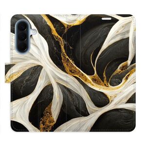 Flipové pouzdro iSaprio - BlackGold Marble - Samsung Galaxy A57 obraz