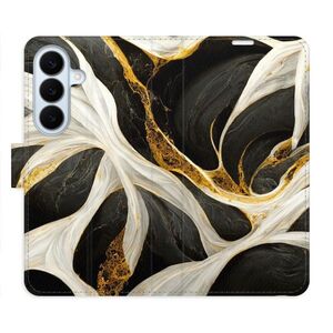 Flipové pouzdro iSaprio - BlackGold Marble - Samsung Galaxy S26 obraz