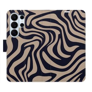 Flipové pouzdro iSaprio - Zebra Black 02 - Samsung Galaxy S26 Ultra obraz