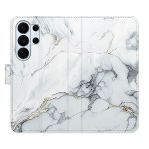 Flipové pouzdro iSaprio - SilverMarble 15 - Samsung Galaxy S26 Ultra obraz