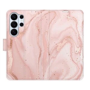 Flipové pouzdro iSaprio - RoseGold Marble - Samsung Galaxy S26 Ultra obraz