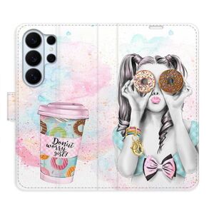 Flipové pouzdro iSaprio - Donut Worry Girl - Samsung Galaxy S26 Ultra obraz