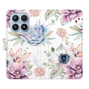 Flipové pouzdro iSaprio - Succulents Pattern - Xiaomi 17 obraz