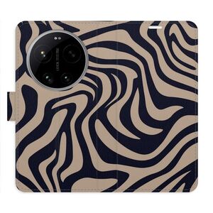 Flipové pouzdro iSaprio - Zebra Black 02 - Xiaomi 17 Ultra obraz