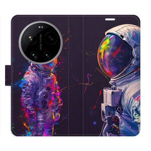 Flipové pouzdro iSaprio - Neon Astronaut 02 - Xiaomi 17 Ultra obraz