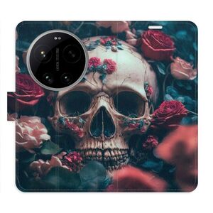 Flipové pouzdro iSaprio - Skull in Roses 02 - Xiaomi 17 Ultra obraz