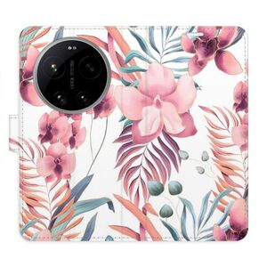 Flipové pouzdro iSaprio - Pink Flowers 02 - Xiaomi 17 Ultra obraz