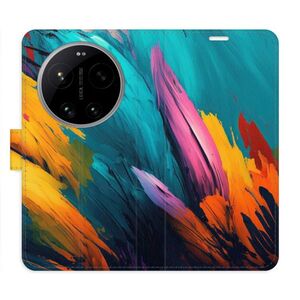 Flipové pouzdro iSaprio - Orange Paint 02 - Xiaomi 17 Ultra obraz