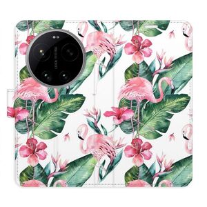 Flipové pouzdro iSaprio - Flamingos Pattern - Xiaomi 17 Ultra obraz