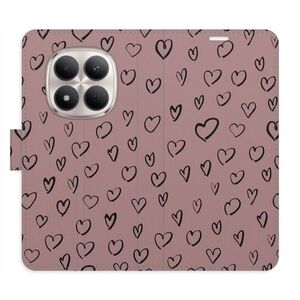 Flipové pouzdro iSaprio - Heart Dark 02 - Xiaomi Redmi Note 15 Pro 5G obraz