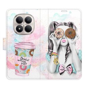 Flipové pouzdro iSaprio - Donut Worry Girl - Xiaomi Redmi Note 15 Pro 5G obraz