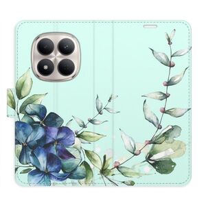 Flipové pouzdro iSaprio - Blue Flowers - Xiaomi Redmi Note 15 Pro 5G obraz