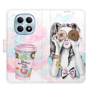 Flipové pouzdro iSaprio - Donut Worry Girl - Xiaomi Redmi Note 15 4G / 15 5G obraz