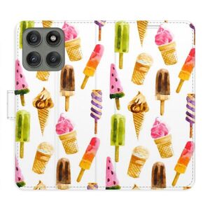 Flipové pouzdro iSaprio - Ice Cream Pattern - Motorola Edge 60 Pro / 60 Fusion obraz