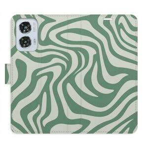 Flipové pouzdro iSaprio - Zebra Green 02 - Motorola Edge 50 Fusion obraz