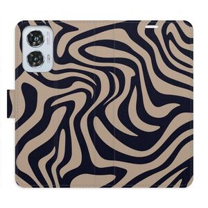 Flipové pouzdro iSaprio - Zebra Black 02 - Motorola Edge 50 Fusion obraz