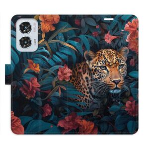 Flipové pouzdro iSaprio - Flower Jaguar 02 - Motorola Edge 50 Fusion obraz