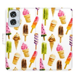 Flipové pouzdro iSaprio - Ice Cream Pattern - Motorola Edge 50 Fusion obraz