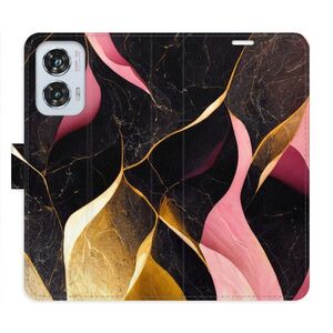 Flipové pouzdro iSaprio - Gold Pink Marble 02 - Motorola Edge 50 Fusion obraz