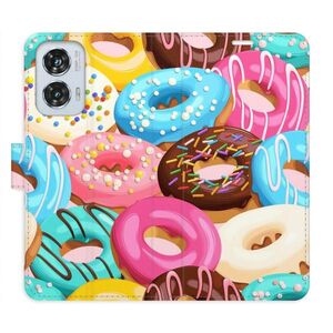 Flipové pouzdro iSaprio - Donuts Pattern 02 - Motorola Edge 50 Fusion obraz