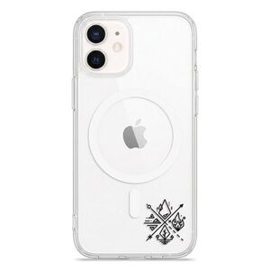 Pouzdro Pure MagSafe iSaprio - čiré - Elements II - iPhone 12 mini obraz