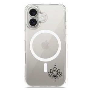 Pouzdro Pure MagSafe iSaprio - čiré - Lotos II - iPhone 16 Plus obraz