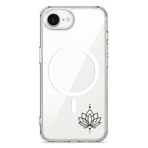 Pouzdro Pure MagSafe iSaprio - čiré - Lotos II - iPhone 16e / 17e obraz