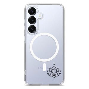 Pouzdro Pure Magnetic iSaprio - čiré - Lotos II - Samsung Galaxy S25+ obraz