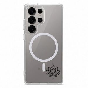 Pouzdro Pure Magnetic iSaprio - čiré - Lotos II - Samsung Galaxy S25 Ultra obraz