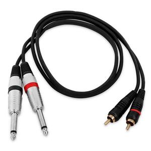 Electronic-Star 30225212, Cinch/6, 3 mm jack kabel, 1 metr, stereo obraz
