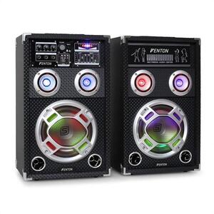 Skytec KA-08, 600W, sada aktivních PA karaoke reproduktorů obraz