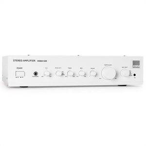 Hi-fi stereo zesilovač Koda 1305, bílý, AUX obraz