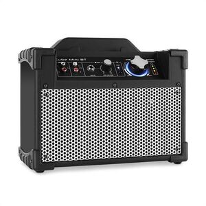 DJ-Tech Mini Cube BT, přenosný PA reproduktor, bluetooth, USB, AUX, černý obraz