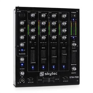 Skytec STM-7010, 4kanálový DJ mixážní pult, USB, MP3, EQ obraz